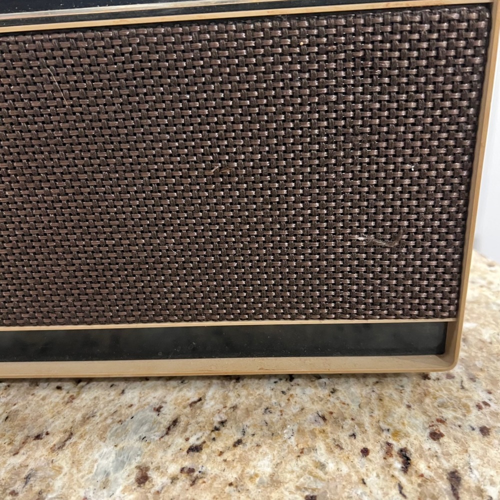 Vintage Midland International Radio PP4001B Tan Brown MCM Made in Japan Untested - Picture 3 of 11